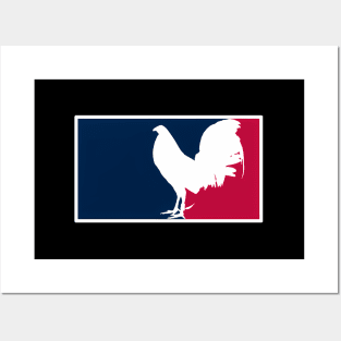Major Gamefowl League Cock Rooster Chicken Gallegos Fighter Posters and Art